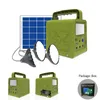 Solar Lampen Panel Power Storage Generator 5V USB-oplader 3 LED-lampen Draagbaar Oplaadbaar Home Generatoren Systeem