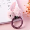 63qp koreanische Accessoires Version süßer Ball Kaninchen Ring Kinder039s Seil Cartoon Plüsch Ad weibliches Leder HaarbandService Gürtel B9240939