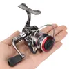 Moulinets Baitcasting Mini moulinet de pêche sur glace bobine métallique Ultra léger petit filature droite gauche roue de tige outils d'eau salée 1502917