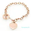 2022 High Quality Love Bracelet Fine Jewelry Heart Bracelet For Women Gold Charm Bracelet Famous Jewelry new fashion