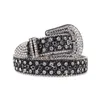 Nouveaux enfants enfants strass ceinture de luxe diamant clouté ceinture de taille décontractée pour garçons filles jean ceinture Cinturones Para Mujer AA220312