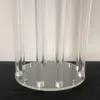 Candle Holders Acrylic Candlestick 8 Heads All Clear Wedding Candelabra Tafel Centerpieces Bloem Standhouder Elektronisch