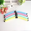 Colorido colorido bendable veste roupas cabides crianças cabide ajustável espuma rh5014