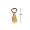 Creative Sweet Smiling Face Wooden Handle Bottle Opener Stainless Steel Beer Opener Tools Kitchen Accessories DHL