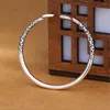 Sterling Silver Sun Wukong Gold Hoop Open Bracelets Bangles For Women Fashion Personality Lady Bangle7359912