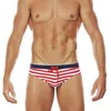 Męskie stroje kąpielowe Summe Dry Dry de Bain Boy Swimsuits Oddychający bokser Krótkie puszki pływackie 2021 Striped Fashion Swimming Mayo Sunga