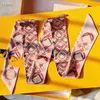 Designer Ladies scarf Fashion Brand Scarves High Quality Luxury Handbag neckerchief Headband Alphabetic Pattern Silk Material Size 5*120cm