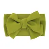 Baby girls Solid color Big Bow bunny Headbands Kids hair band Children Headwear Boutique hair accessories 12colors