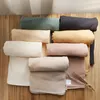 Muslin Baby Blankets 100% Organic Cotton Double Gauze Soft Swaddle Blanket for Newborn Infant 120x120cm Solid Color