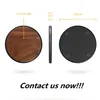 Custom Logo Customized Design Wireless Charger Portable QI Compatible Fast Charge Wooden Pad for iPhone 12 13 Pro Max B1606360349