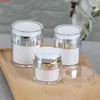 High-grade 15G 30G 50G White Press Korean Cosmetics Empty Acrylic Face Foot Snail Cream Jar Airless Bottle Containers 10pcsgoods