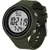 Zegarek Mężczyźni Sport Outdoor Wojskowy Duży Dial LED Wodoodporny Analog Relogio Masculino Cyfrowe Zegarki Zegarki