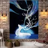 Nordic Elk Tapestry Home Room Wall Decoration Witchcraft Astrology Mandala Tapestry Ecor Decoration Hippie Wall Hanging Blanket