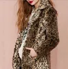 S/4Xl Women Fake Fur Outwears Long Section Mixed Color Winter Autumn Female Fake Fur Overcoat Large Size Fashion Fur Coats J3170 Y0829