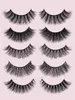 Mix Styles 10 paar faux 3D Mink Eyelashes Natural Long False Wimper Cross Dikke wreedheid Gratis Zachte Lash Extension Makeup