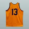 Nikivip Custom Rucker Park NYC 13 koszulka koszykówki szycia pomarańczowa dowolna nazwa i numer najwyższej jakości