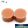 Alisouy 2 pcs 3mm-50mm silicone flexível espessa espessa plugs plugues sólidos túnel tamanho grande calibre de orelha expandar piercing jóias preço de fábrica especialista design