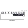 2PCS Car Fender Biturbo 4Matic Sticker for Mercedes Benz AMG CLA