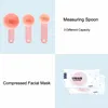 DIY Mask Mud Tools 6 Pcs Set Bowl Measuring Spoon Brush and Compressed Facial Masks Skin Care Accessories