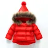 Casacos meninos e meninas crianças casacos de inverno casacos para crianças jaquetas do bebê crianças outwear crianças 3 cores 1-6t bebê quente vendido.