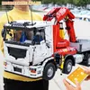 MOC-8800 Pneumatic Crane Truck Building Blocks Mould King 19002 New App Motorized Assembly Car Model Kids Christmas Gift Birthday Toys