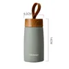 Insulated Coffee Cup 304 Ze Stali Nierdzewnej Tubler Thermos Thermos Water Flask Mini Butelka Portable Travel Thermal Cup 210615