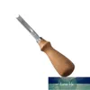 Praktisches Lederhandwerks-Kantenschrägmesser, Schälmesser, DIY-Schneidhandwerkswerkzeug mit Holzgriff, A4 mm, A6 mm, A8 mm