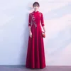 современные свадебные платья cheongsam