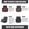 4 Sztuk Krzesło Krzesło Kieszonkowe Pokrywa z Kieszonkowym salonem Relax Fotel SlipCover Sofa 1 Seater 211207