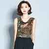 Summer Fashion Imprimir colete mulheres tops e blusa legal sem mangas streetwear blusas 4146 50 210521