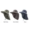 Outdoor Hats Foldable Wide Brim Fishing Caps Unisex Breathable Sunshade UV Protection Hat Ear Neck Cover For Recreation