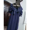 Moda Trend Mulheres Casaco Longo Plissado Chiffon Splice Revestimento Feminino Primavera Elegante Solto Grande Trench Enviar Dentro de 12H XXL