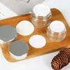 Transparent Glass Face Cream Bottle Set Travel Portable Seal Creams Cosmetic Empty Bottles Bedroom Sleeping Mask Storage Bottle BH6198 WLY