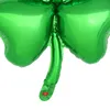 파티 장식 10pcs 녹색 클로버 세인트 패 트 릭의 날 장식 Shamrock 아일랜드 결혼식 홈 장식 용품
