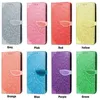 Étuis de téléphone portefeuille pour iPhone 14 13 12 11 Pro Max X XS XR 7 8 Plus Dreamy Wings Boucle magnétique PU Cuir Flip Kickstand Cover Case avec fentes pour cartes