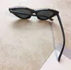 ZAOLIHU Luxury Diamond Women Sunglasses Black Frame Cat Eye Sun Glasses UV400 Bling Eyewear oculos de sol