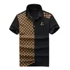 designer stripe polo shirt t shirts snake polos Letter floral mens High street fashion horse polo luxury T-shirt