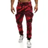 Camo Joggers Mannen Cargo Broek Mens Militaire Zwart / Camouflage Broek Pure Katoen Heren Ladingsbroek met zakken X0723