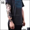 Tatouages Art Santé Beauté Réchauffeur Nylon Élastique Faux Tatouage Temporaire Manches Conceptions Corps Bras Bas Tatoo Pour Cool Hommes Femmes Rapide Drop