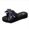 Föräldrabarn Flip Flop Sommar Barn Flickor Bowknot Söt Liten Prinsessor Baby Flat Slipper Casual Skor Bekväma Slip S77 210712