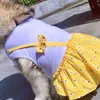 Duże duże ubrania Lato Mały Dog Sukienka Pet Odzież Spódnica Pudel Yorkshire Schnauzer Corgi Husky Golden Retriever Costume