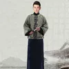 Hombres TV Cine escenario perfomance desgaste Chino Tang traje antiguo Traje Dinastía Qing Príncipe Cosplay Ropa popular tradicional vestido de hombre de negocios