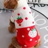 Hondenkleding Gebreide kleding Wintertrui Puppy Huisdier kostuum voor honden Huisdieren Kleding Kerstoutfits Trui Chihuahua Yorkie248p