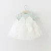 Bébé filles princesse robe pour nouveau-né vêtements pour bébés été mignon coton bébé filles robes de fête d'anniversaire enfant en bas âge fille vêtements Q0716