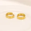 Classic 5/8" Heavy Solid 14K Yellow Gold Filled Huggies Hoop Earrings BEAUTY