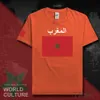 Zachodnia Królestwo Maroko Marokańskie Męskie Koszulki Moda Naród Tshirt Team T-shirt Odzież sportowa Tees Country Mar X0621