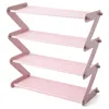 Clothing & Wardrobe Storage Shoe Rack Non Woven Stainless Steel Foldable Save Space Multi Layer Assembled Holder SNO88