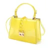 Clear Transparent PVC Shoulder Bags Women Candy Color Jelly Purse Solid Handbags Sac A Main Femme Crossbody Bag