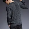 Мужские свитера 2022 модные бренд Man Sullovers O-образные выстрелы Slim Fit Jumpers Крадьба