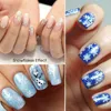 Nail Glitter 1 Box White Snowflakes الترتر رقائق 3D سحر Spangles DIY الشتاء الفن ملصق العطلة مانيكير ملحقات GL1980 PRUD22